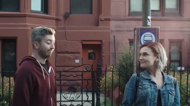 Still from Timing featuring Mike Cannon as Mike and Graci Carli as Graci